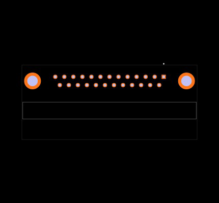DB25S564TLF Footprint