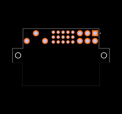 PCIB24W9F400A1 Footprint