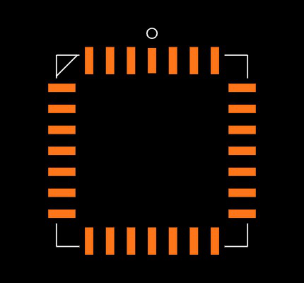 AD7870KPZ-REEL Footprint