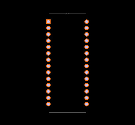 AD7874AN Footprint