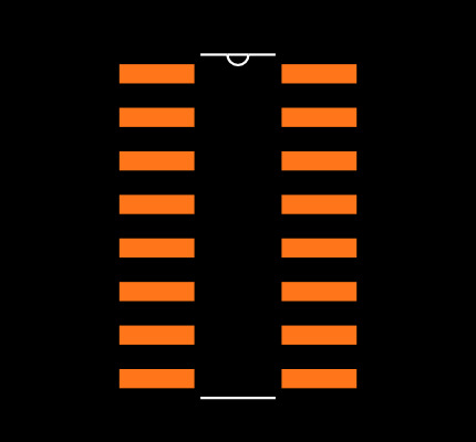 AD827JR-16 Footprint