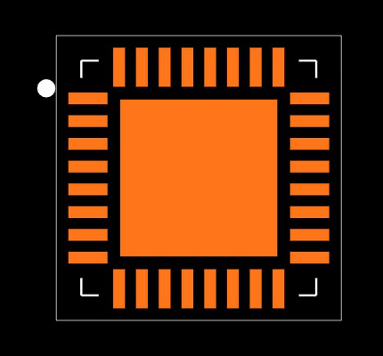 AD9237BCPZ-20 Footprint