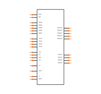 ADM213ARS-REEL Symbol