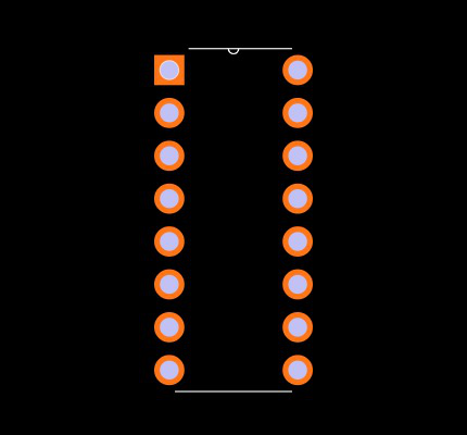 ADM232LAN Footprint