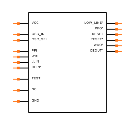 ADM697AN Symbol