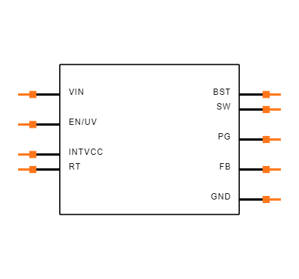 LT8608BEDC#TRMPBF Symbol