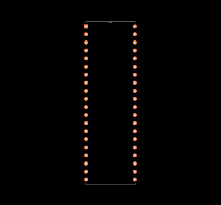 AD2S80AKD Footprint