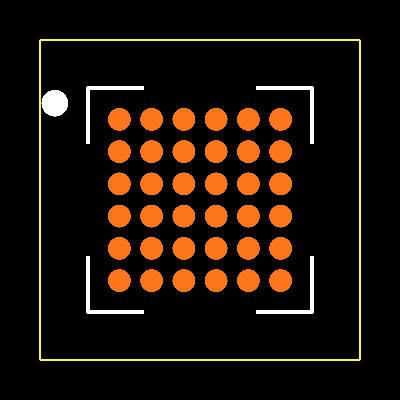 AD4695BCBZ-RL7 Footprint