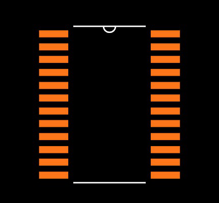 AD5206BRUZ100-RL7 Footprint