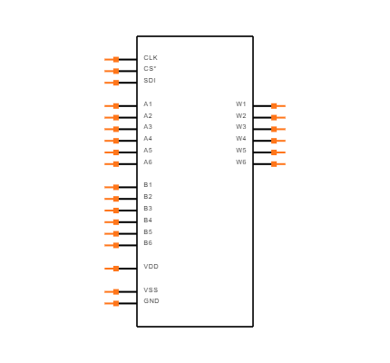 AD5206BRZ100 Symbol