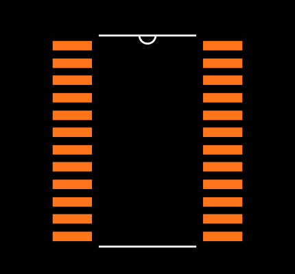 AD5263BRUZ200-R7 Footprint