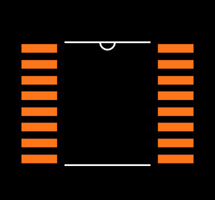 AD5308BRUZ Footprint