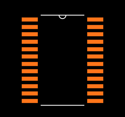 AD5333BRUZ Footprint