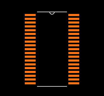 AD5346BRUZ Footprint