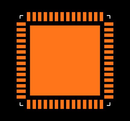 AD5363BCPZ Footprint