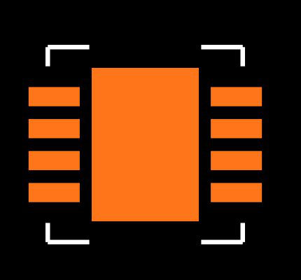AD5541ABCPZ-1-RL7 Footprint