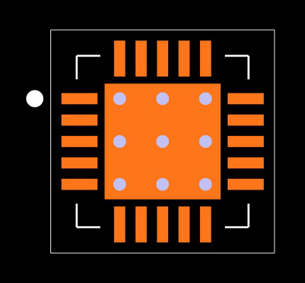 AD5675RBCPZ-RL Footprint