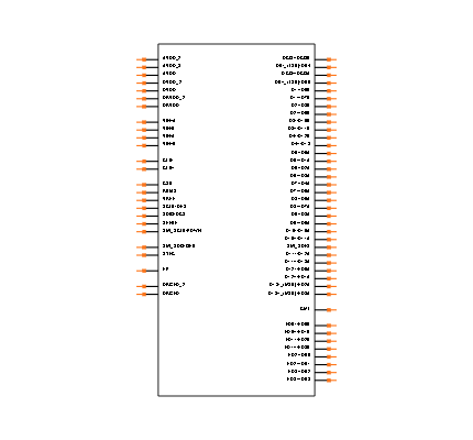 AD6655ABCPZ-150 Symbol