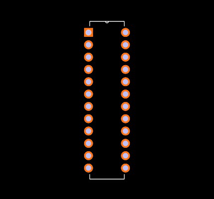 AD7228ABNZ Footprint