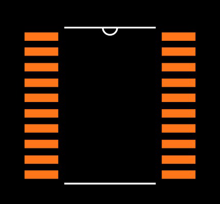 AD7302BRUZ Footprint