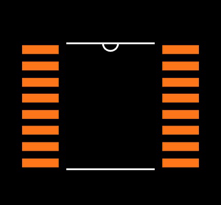 AD7323BRUZ Footprint
