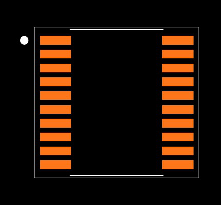 AD7327BRUZ-REEL7 Footprint