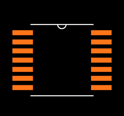 AD7376ARUZ10 Footprint