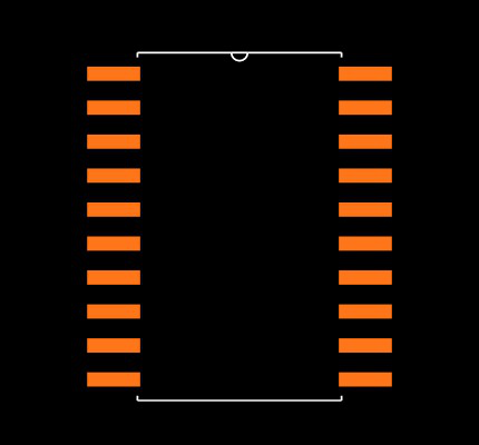 AD7528LR-REEL Footprint