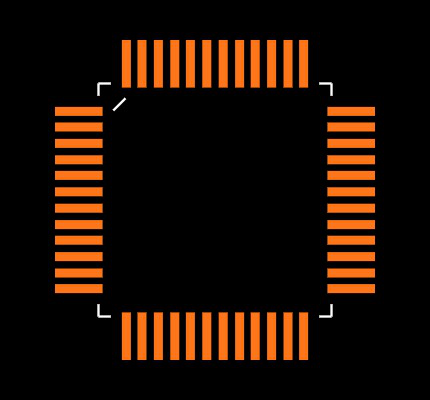 AD7652ASTZ Footprint