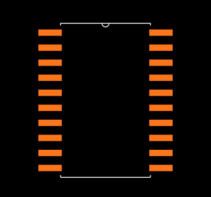 AD7701BRZ Footprint