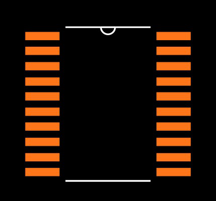 AD7866BRUZ Footprint