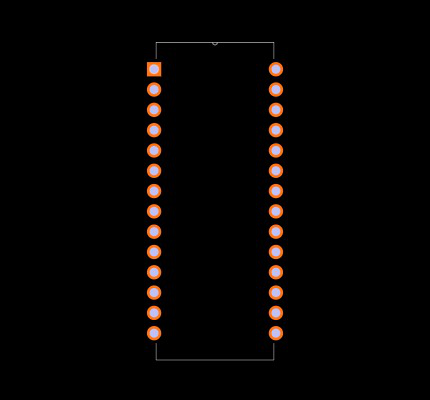 AD7874BNZ Footprint