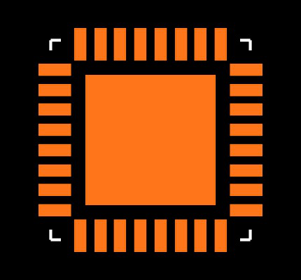 AD7877ACPZ-500RL7 Footprint
