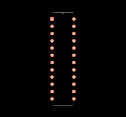 AD7892AN-1 Footprint