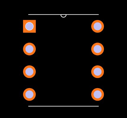 AD7893BNZ-10 Footprint