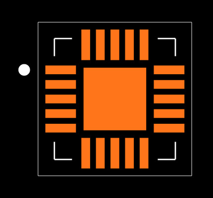 AD7949SCPZ-EP-R2 Footprint
