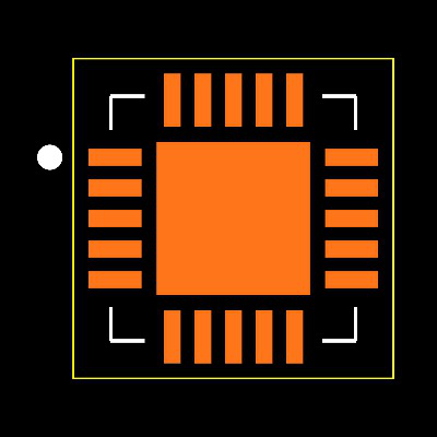 AD7949SCPZ-EP-RL7 Footprint