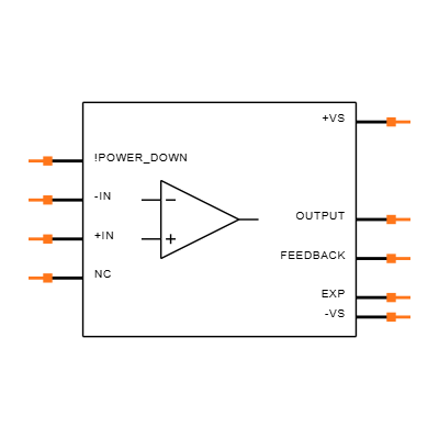 AD8000YCPZ-REEL7 Symbol