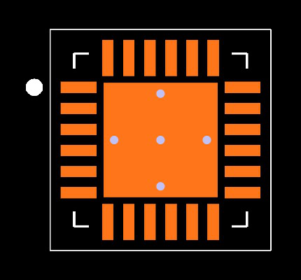 AD8003ACPZ-R2 Footprint