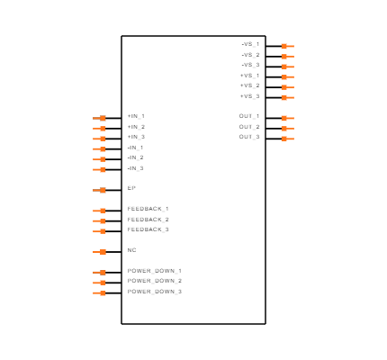 AD8003ACPZ-R2 Symbol