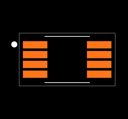 AD8223ARM Footprint