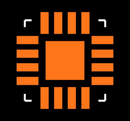 AD8305ACPZ-RL7 Footprint