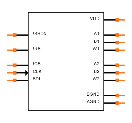 AD8402ARUZ10 Symbol