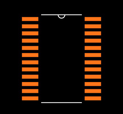 AD8403ARUZ1 Footprint