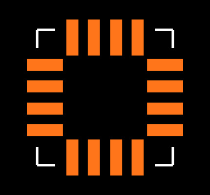 AD8426ACPZ-WP Footprint