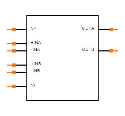 AD8542ARM-REEL Symbol