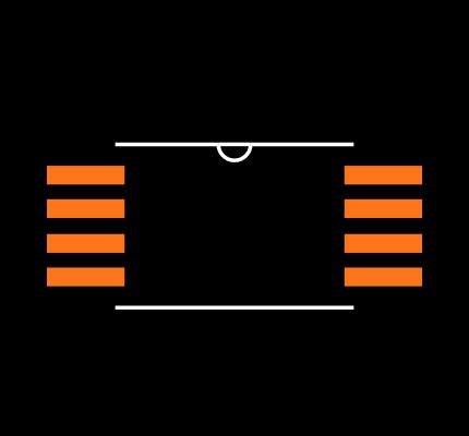 AD8572ARUZ Footprint