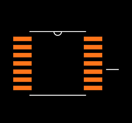 AD8608ARUZ Footprint