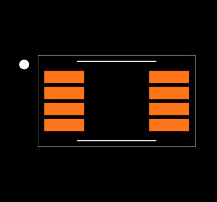 AD8622ARMZ Footprint