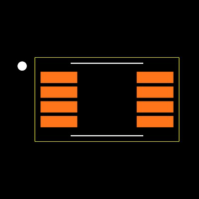 AD8622ARMZ-R7 Footprint